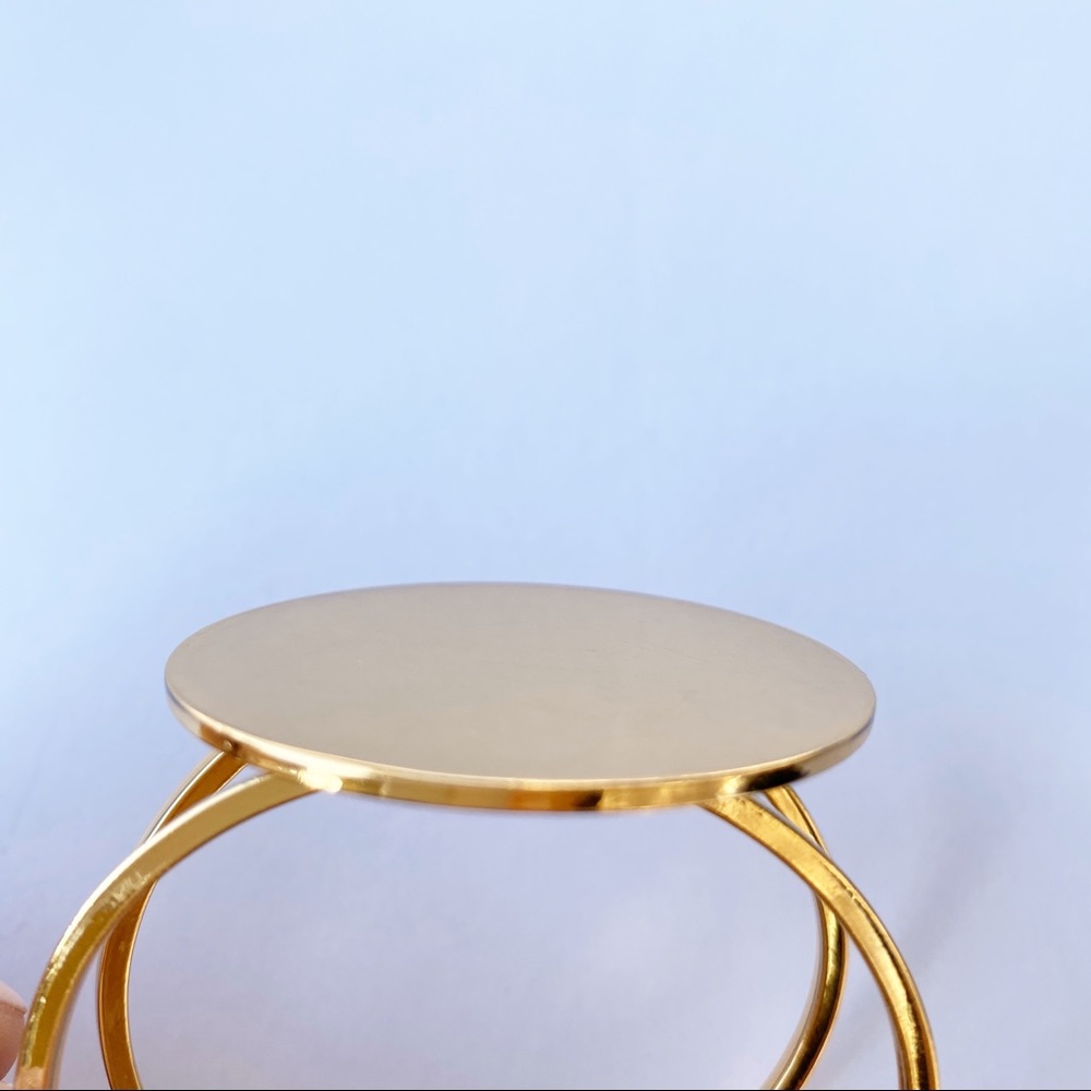 Argento Vivo Station Disk Cuff - image 7